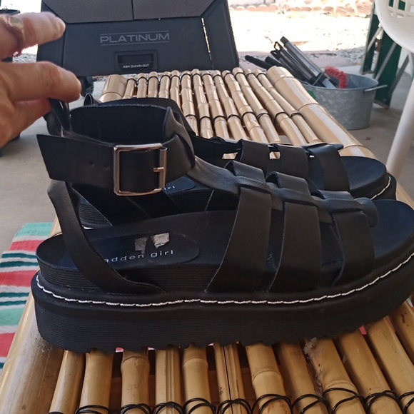 Madden Girl High Ankle Decibel Platform Sandal - Picture 2 of 4